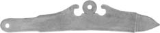 Sideplate for our Rifles and Small Fowlers, wax cast nickel silver
